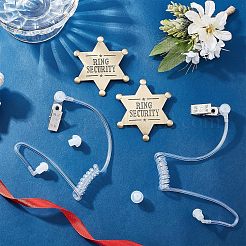 Значок слова безопасности кольца AJEW-FG0001-94