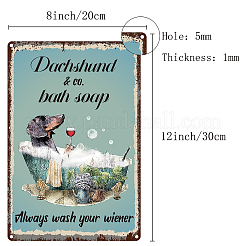 Rechteck mit Wort Vintage Metall Eisen Schild Poster&nbsp;AJEW-WH0157-288