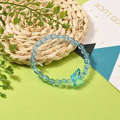 Прозрачные акриловые бусины детские браслеты&nbsp;BJEW-JB05537