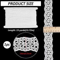 15 ярд хлопковой ленты с цветочной вышивкой&nbsp;OCOR-BC0007-45