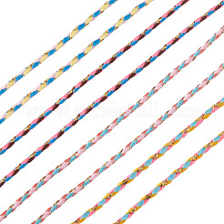 4 rouleau de cordon en polycoton 4 brins avec fil métallique&nbsp;OCOR-TA0003-33B