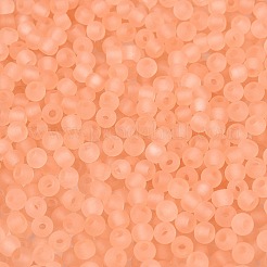 Perles de rocaille en verre transparent dépoli fgb&nbsp;SEED-N013-02A-04