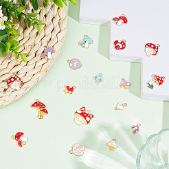 64 шт. 16 стиля осенняя тематика сплав эмалированные подвески ENAM-HY0003-08