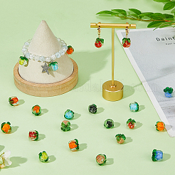 40 шт. 8 стиля бусины-фрукты ручной работы в стиле лэмпворк LAMP-FI0001-04