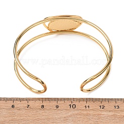 Armreifen aus Edelstahl 304 und tropfenförmigen Acrylperlen mit Edelsteinimitat für Damen&nbsp;BJEW-T027-01B