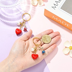 2 шт. брелок из сплава&nbsp;KEYC-YW00248