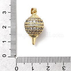 Латунные микро проложить кубического циркония подвески&nbsp;KK-Z137-10G