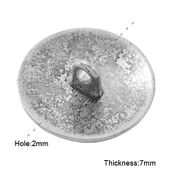 Tibetischen Stil Ösenknöpfe&nbsp;TIBEB-R052-AS-LF