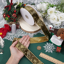 Cinta de poliéster con motivos navideños&nbsp;OCOR-WH0111-115A