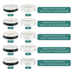 10 рулон 10 видов круглой эластичной кристаллической нити&nbsp;EW-TA0001-08