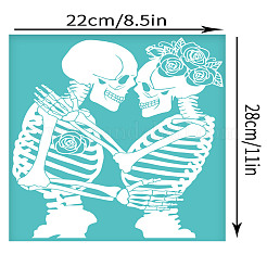 Selbstklebende Siebdruckschablone&nbsp;X1-DIY-WH0338-348