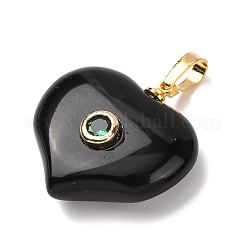 Natürlichen Obsidian Anhänger&nbsp;G-B188-02G-05