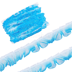 10 м полиэстеровая кружевная лента с градиентным эффектом морщин OCOR-CY0002-29A