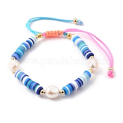 Nylon regolabile bracciali intrecciati cavo di perline&nbsp;BJEW-JB05490