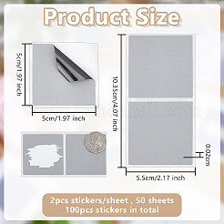 100 шт. стираемая пленка с покрытием ПЭТ для пароля&nbsp;DIY-OC0014-72A