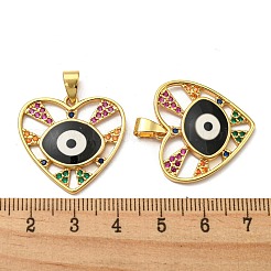 Vrais pendentifs en laiton plaqué 18k or véritable&nbsp;KK-L209-011G-01