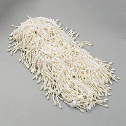 Лента с кисточками из полиэстера и искусственного жемчуга OCOR-WH0080-26A