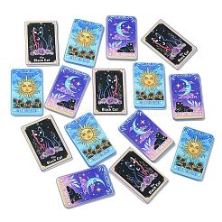 15 pièces 3 styles pendentifs acryliques imprimés&nbsp;SACR-CJ0001-29