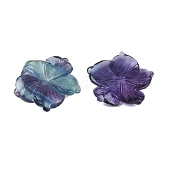 Резные подвески из натурального цветного флюорита G-B097-01A-16