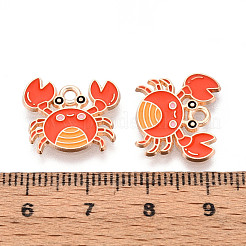 Подвески из сплава морских животных с эмалью&nbsp;ENAM-T022-34G