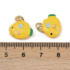 Латунь эмаль подвески&nbsp;KK-I358-004G