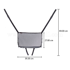 Универсальный сетчатый органайзер для хранения автомобильных сидений с крючком-держателем для багажника и автомобильных сидений ST-GF0001-01