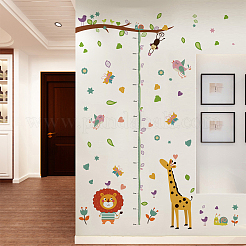 Adesivo da parete con grafico di crescita dell'altezza in pvc&nbsp;DIY-WH0232-002