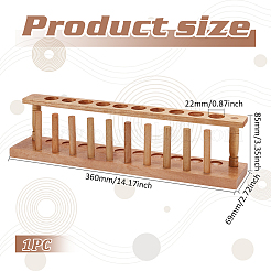 Reagenzglasständer aus Holz&nbsp;ODIS-WH0038-67A
