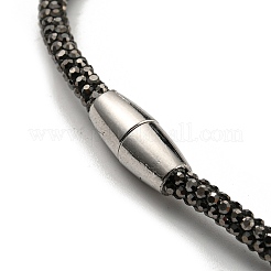 Теннисное колье со стразами&nbsp;NJEW-R263-26A-G