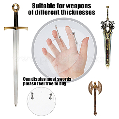 Настенные акриловые мольберты для демонстрации мечей&nbsp;ODIS-WH0038-202A