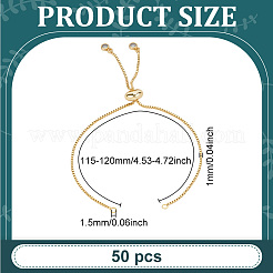 50шт стойка для покрытия латунной цепи браслет изготовление&nbsp;KK-ME0003-56