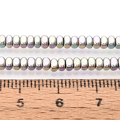 Гальванические нити из синтетических немагнитных гематитовых бусин&nbsp;G-T139-61D