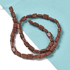 Fili di perline di sesamo rosso naturale&nbsp;G-G085-A14-01