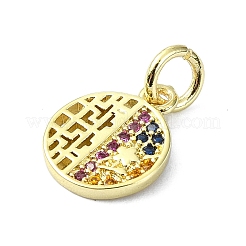 Латунные подвески из микро-паве KK-H475-18G-03