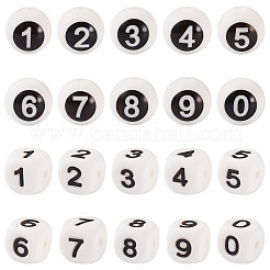 40шт 20 стиля силиконовые бусины SIL-TA0002-54