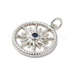 Подвески в виде ракушек из латуни и циркония&nbsp;KK-S372-20P