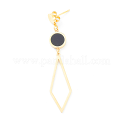Boucles d'oreilles à tige en acier inoxydable 304 avec placage ionique (IP)&nbsp;EJEW-P191-08