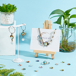 100шт стеклянные кабошоны&nbsp;GLAA-PH0001-16B