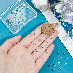 60 шт. 3-х цветные бусины из нержавеющей стали 201&nbsp;STAS-UN0052-73