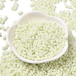 Cuentas de semillas de vidrio de brillo de colores opacos&nbsp;SEED-B001-01A-01