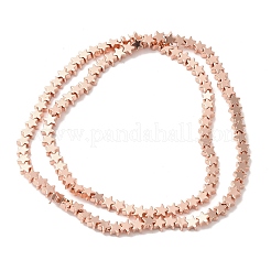 Гальванические нити из синтетических немагнитных гематитовых бусин G-I364-A01-RG