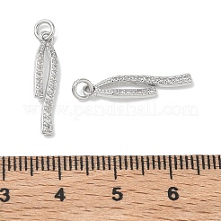 Shegrace Messing-Anhänger mit klarem Zirkonia&nbsp;XGRQ3K210-538P