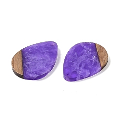 Подвески из смолы и дерева WOOD-F015-07G