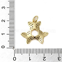 Латунные микропаве прозрачные подвески с фианитом KK-U005-01O-G