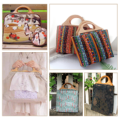 Деревянные d-образные ручки для сумок WOOD-WH0124-23