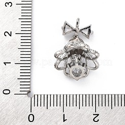 Реечное покрытие латунь с подвесками из кубического циркония&nbsp;KK-Q010-08P