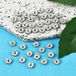 Perline distanziatori strass&nbsp;X-RSB028NF-10