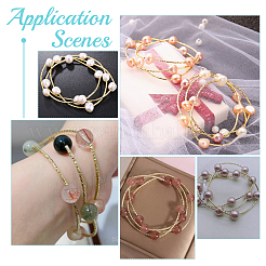 60 шт. 2-х цветные изогнутые латунные трубчатые бусины&nbsp;KK-UN0004-25