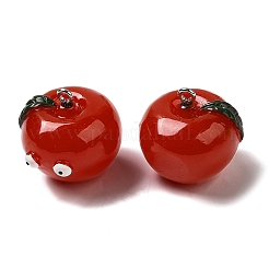 Мультяшные непрозрачные подвески в виде фруктов из смолы&nbsp;CRES-B018-05