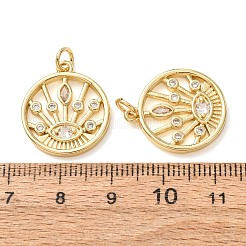Messing micro pave klare zirkonia anhänger&nbsp;CU-CBA2907-10G